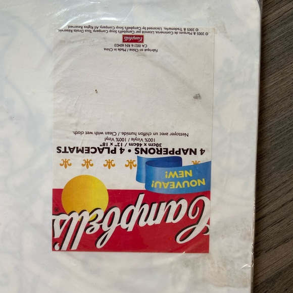 Campbells vintage 4 placemats - Picture 2 of 2